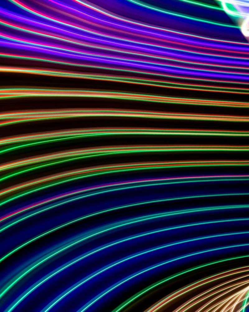 Abstract glowing lines representing energy and dynamic movement flow