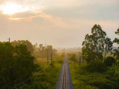 Sunlight abstract representation of morning vitality